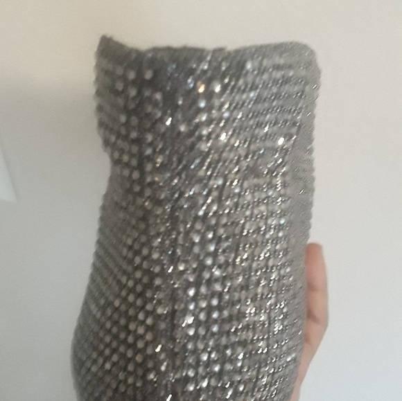 JESSICA SIMPSON CRYSTAL BOOTIES - Picture 6 of 7